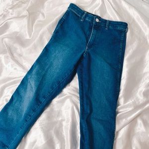Divided high waist skinny jeans
